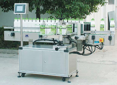 TB-160立式圓瓶定位自動貼標機